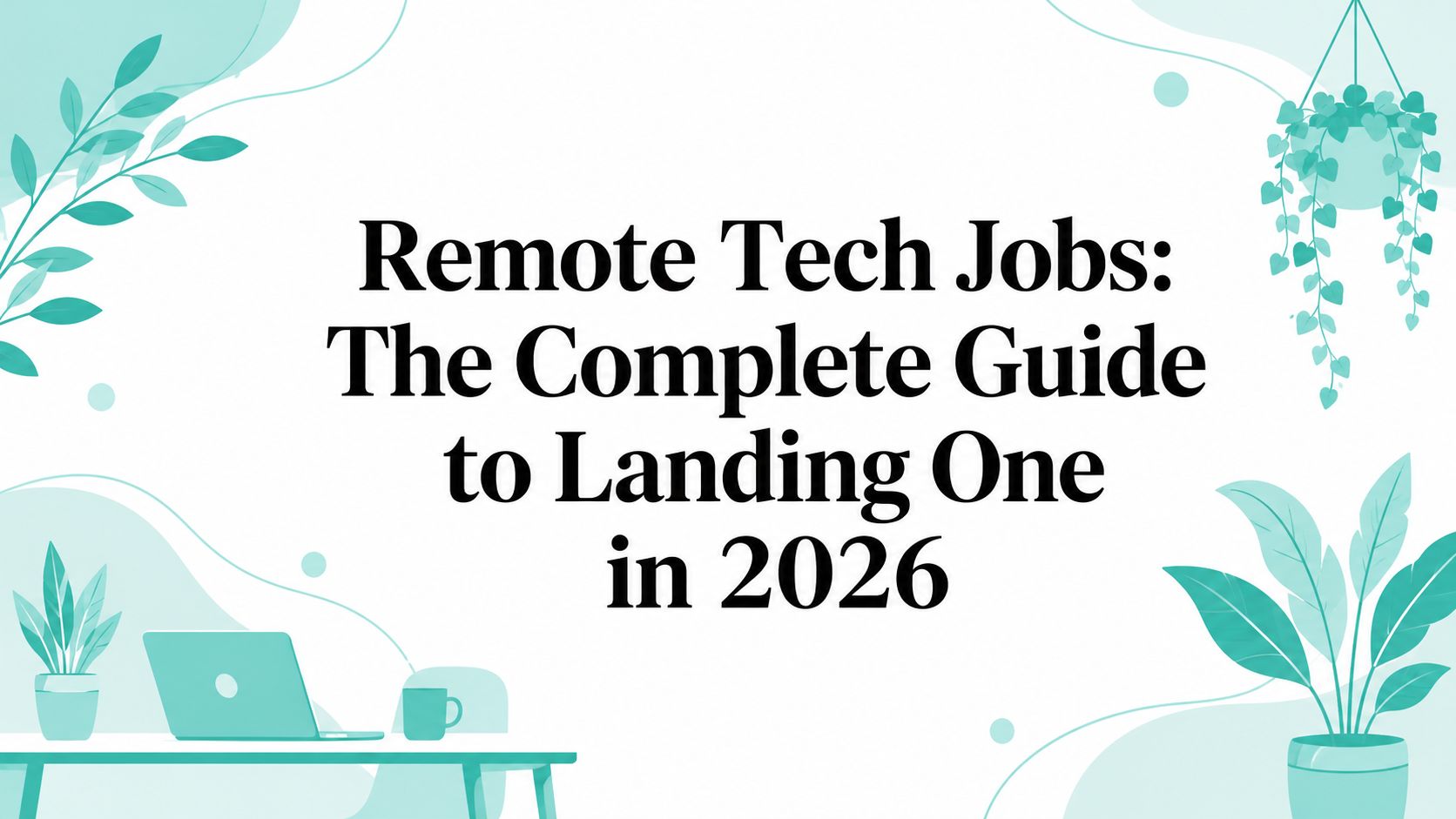 Remote Tech Jobs: The Complete Guide to Landing One in 2026