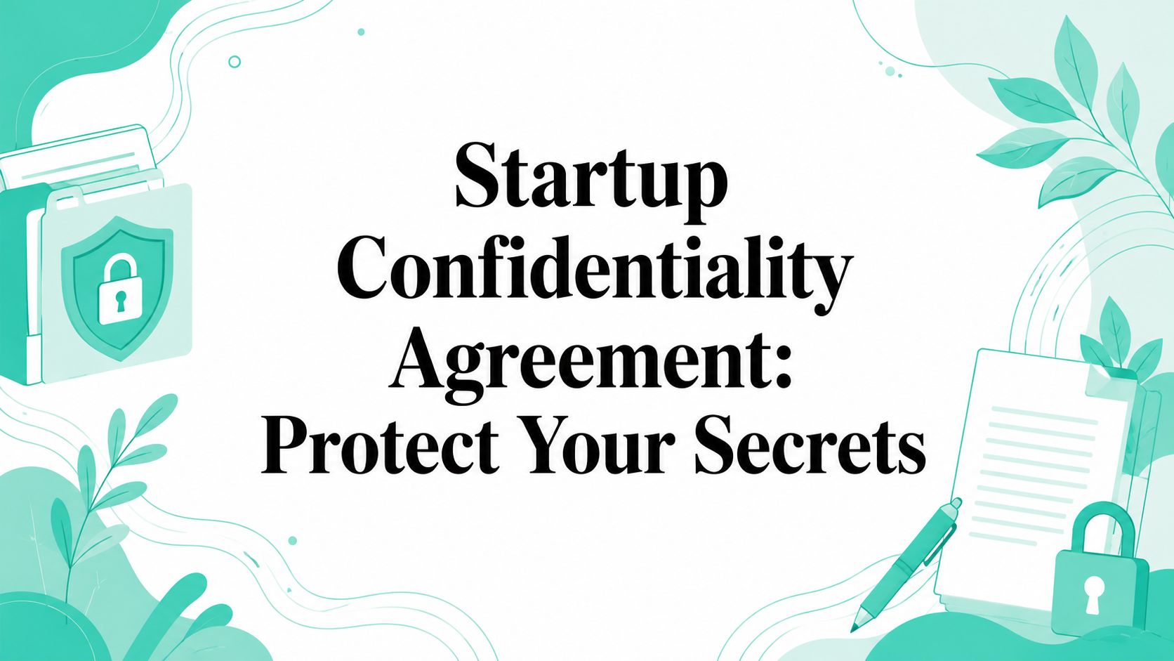Startup Confidentiality Agreement: Protect Your Secrets