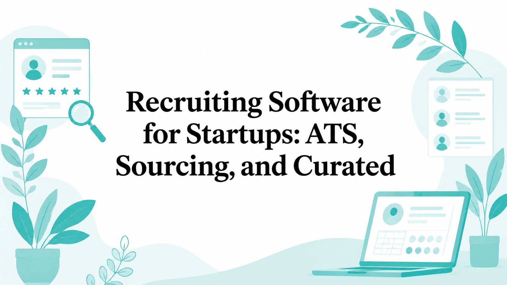 Recruiting Software for Startups: ATS, Sourcing, and Curated