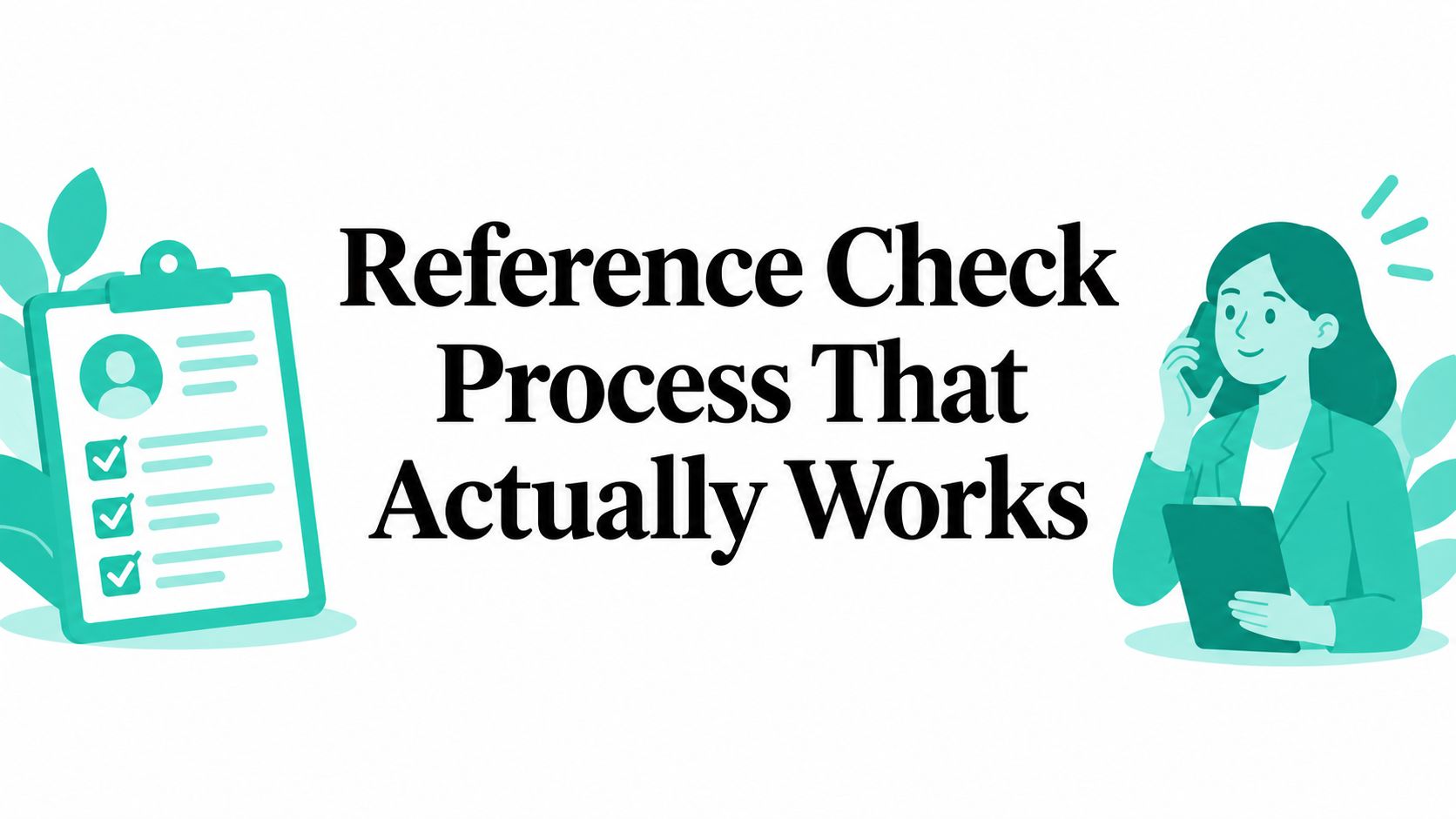 Reference Check Process That Actually Works