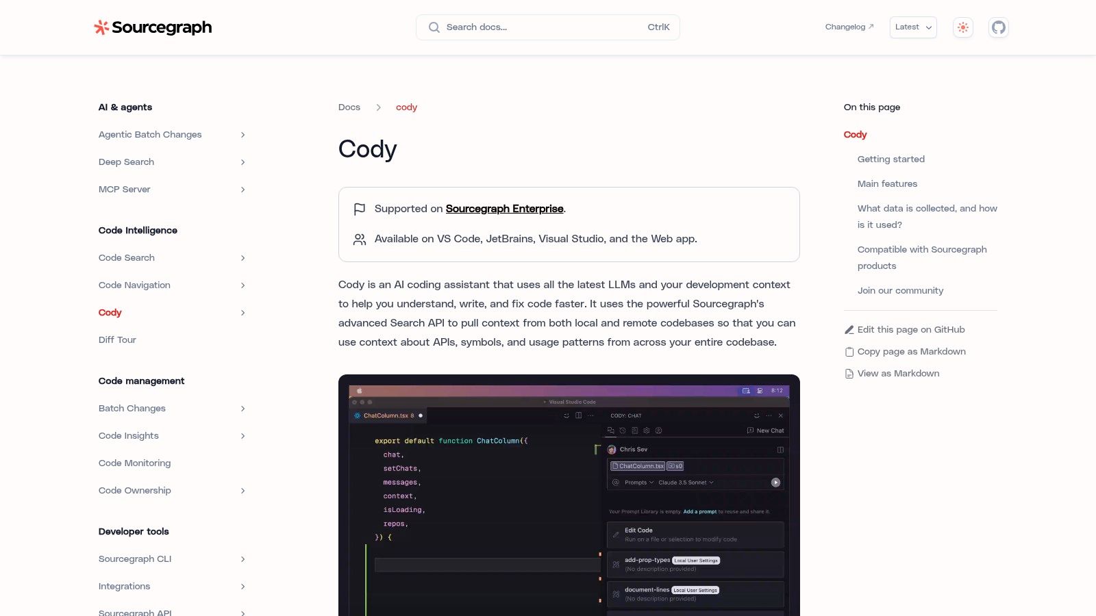 Sourcegraph Cody