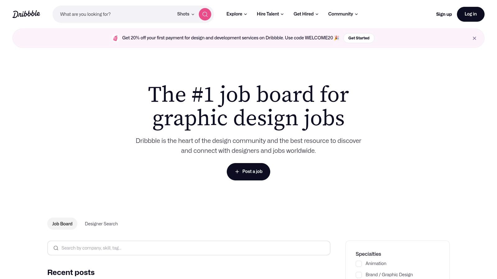 Dribbble Jobs