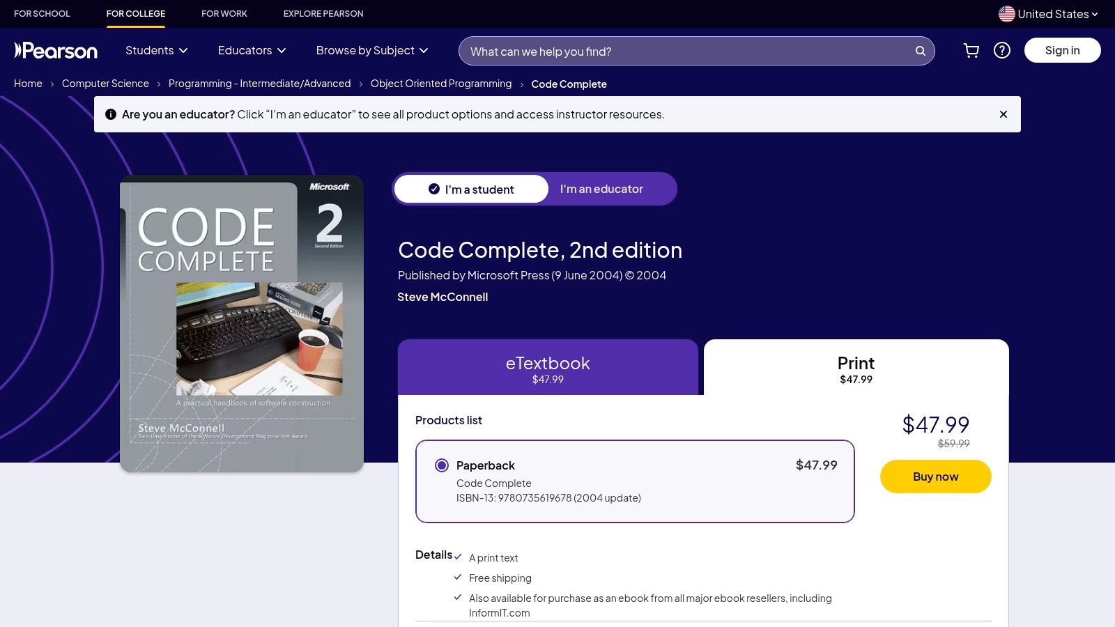 Code Complete, 2nd Edition, by Steve McConnell