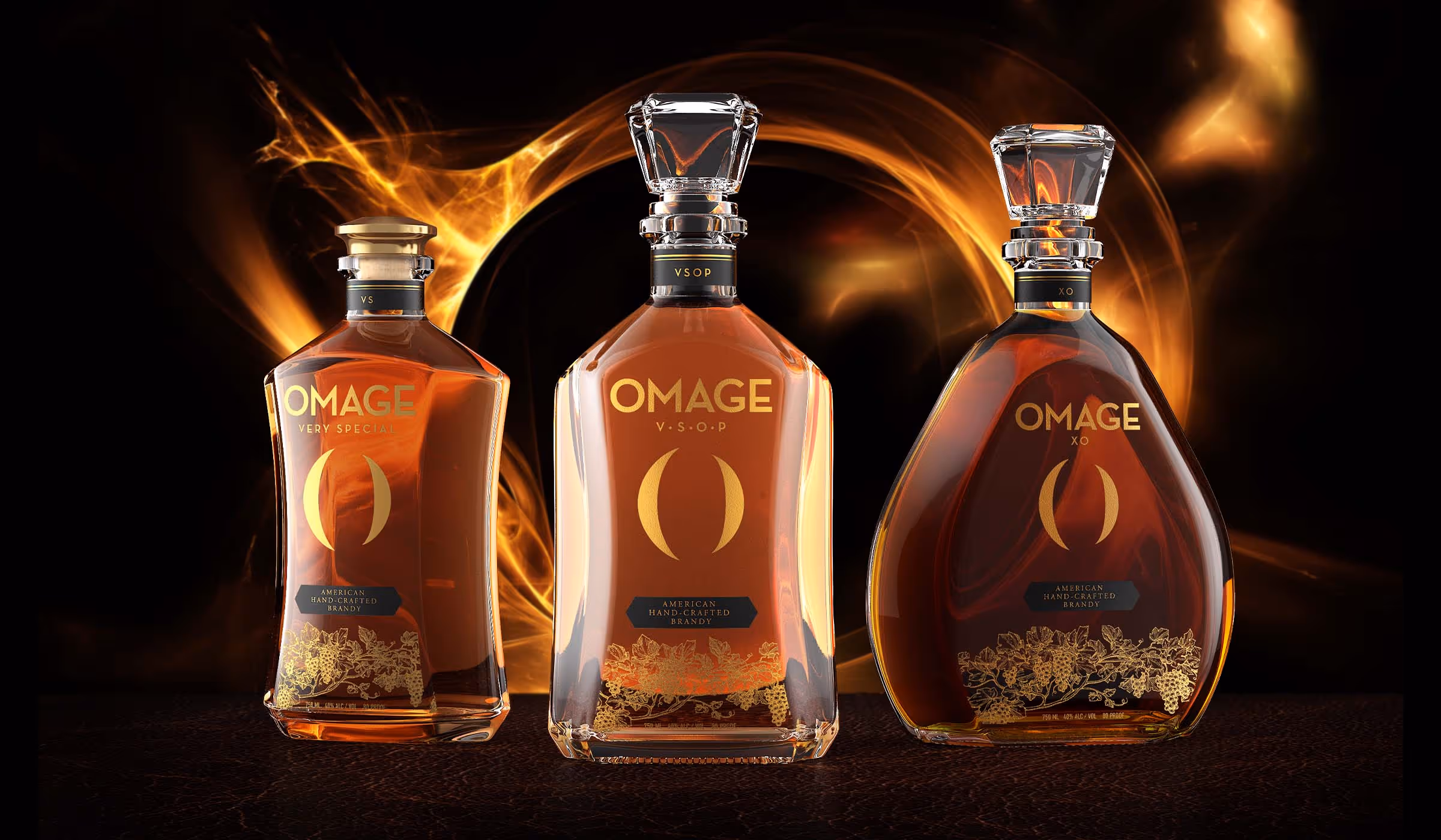 Spirits product photography showing bottle with cork closure by Outshinery