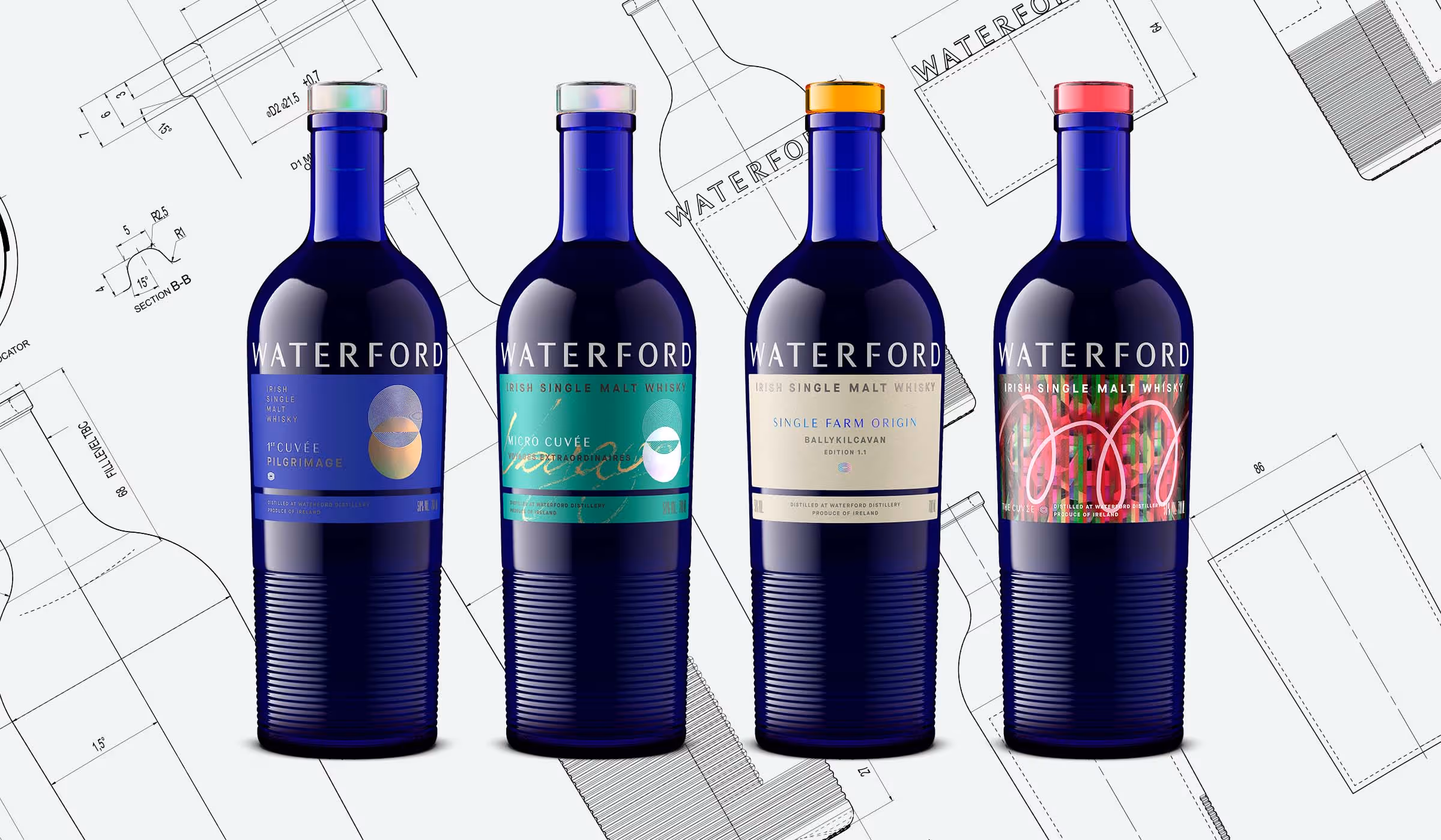 Liquor bottle product photography on clean background by Outshinery