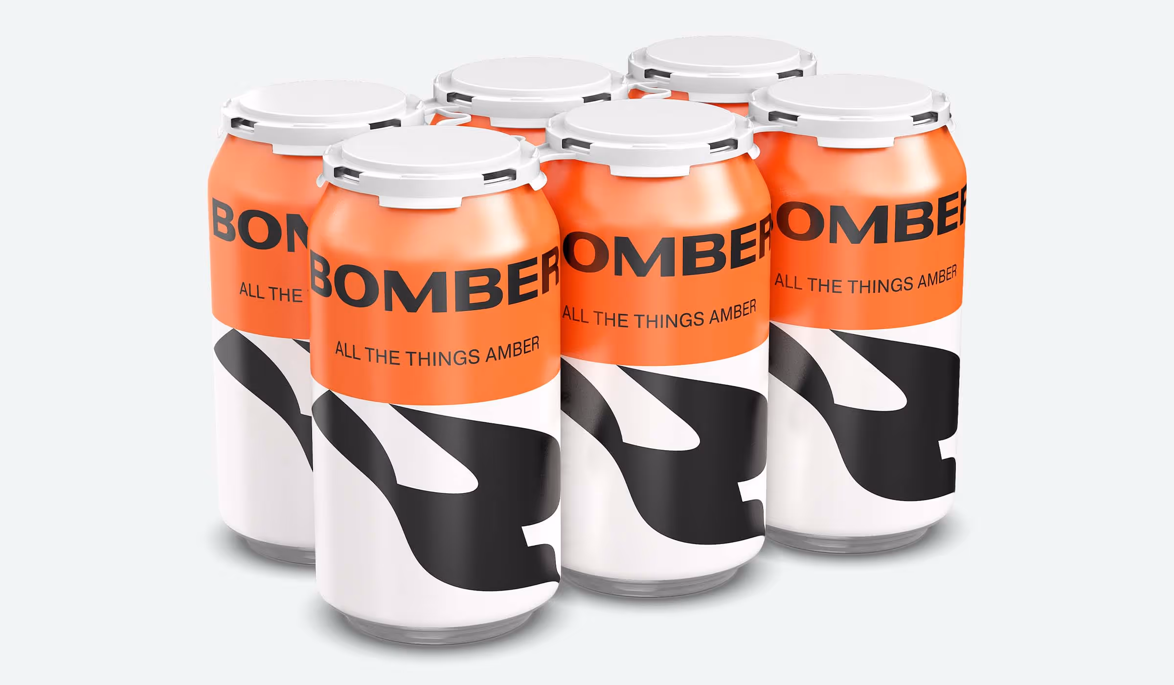 Craft beer product photography showing bottle and can variety by Outshinery