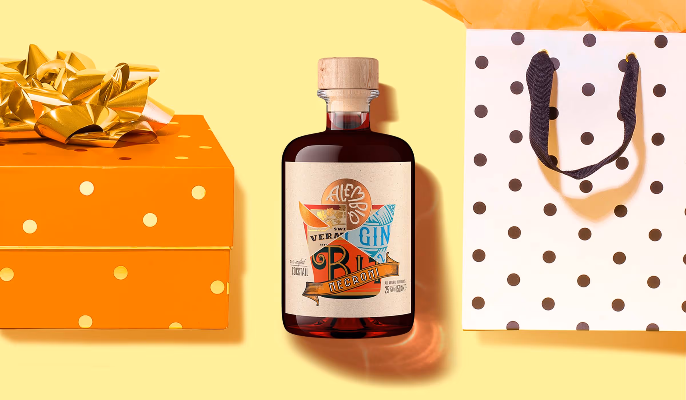 Ready-to-drink cider packaging and point-of-sale display product photography by Outshinery