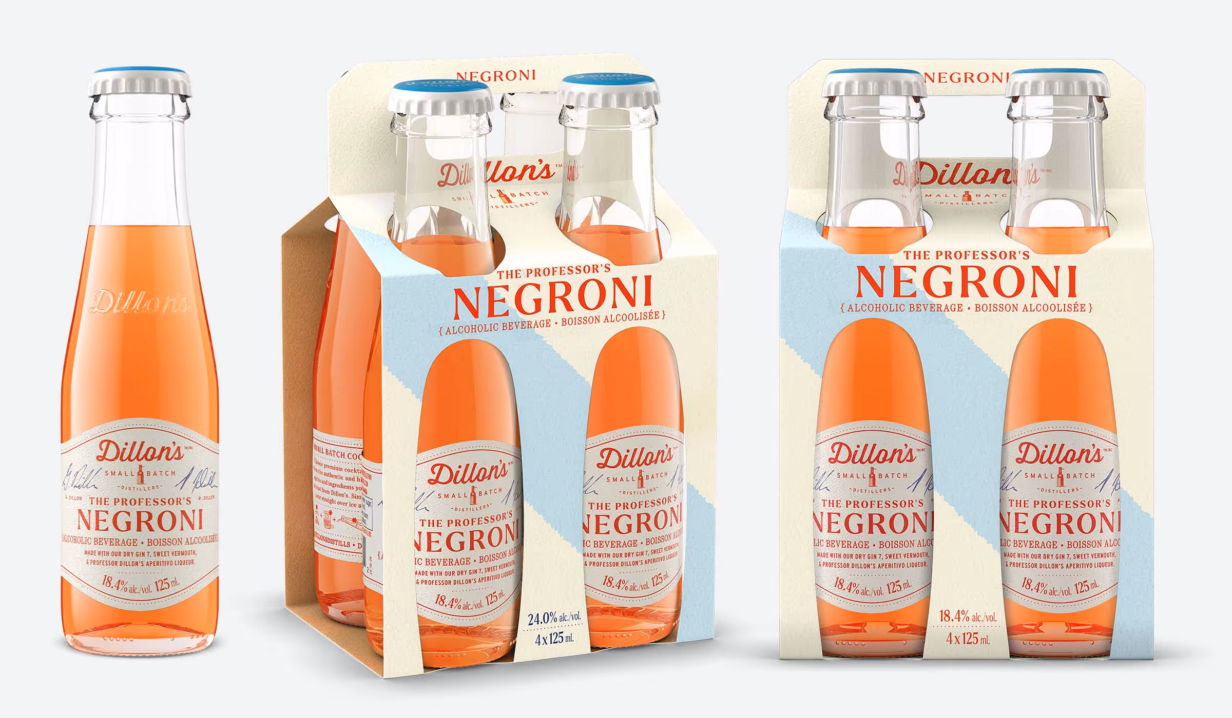 RTD cocktail and cider bottle design expertise, product photography by Outshinery