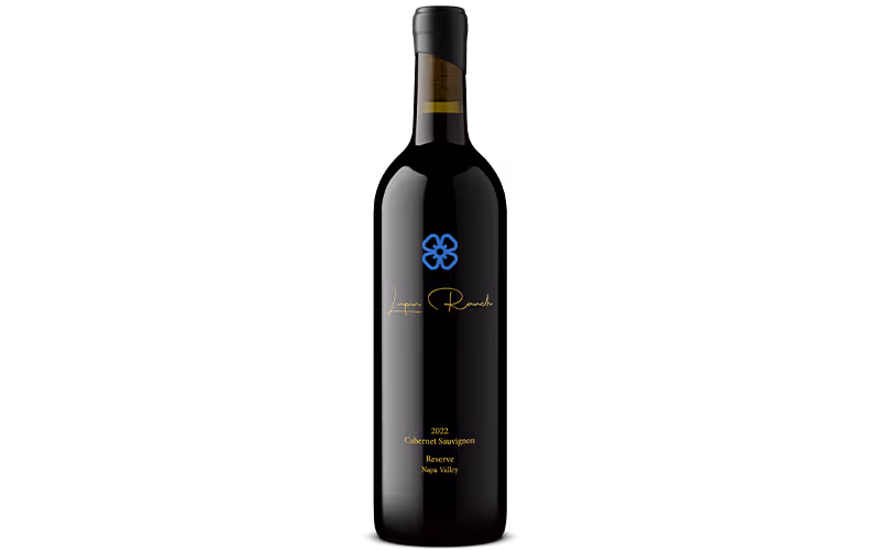 Product shot example by Outshinery showing wine bottle photography