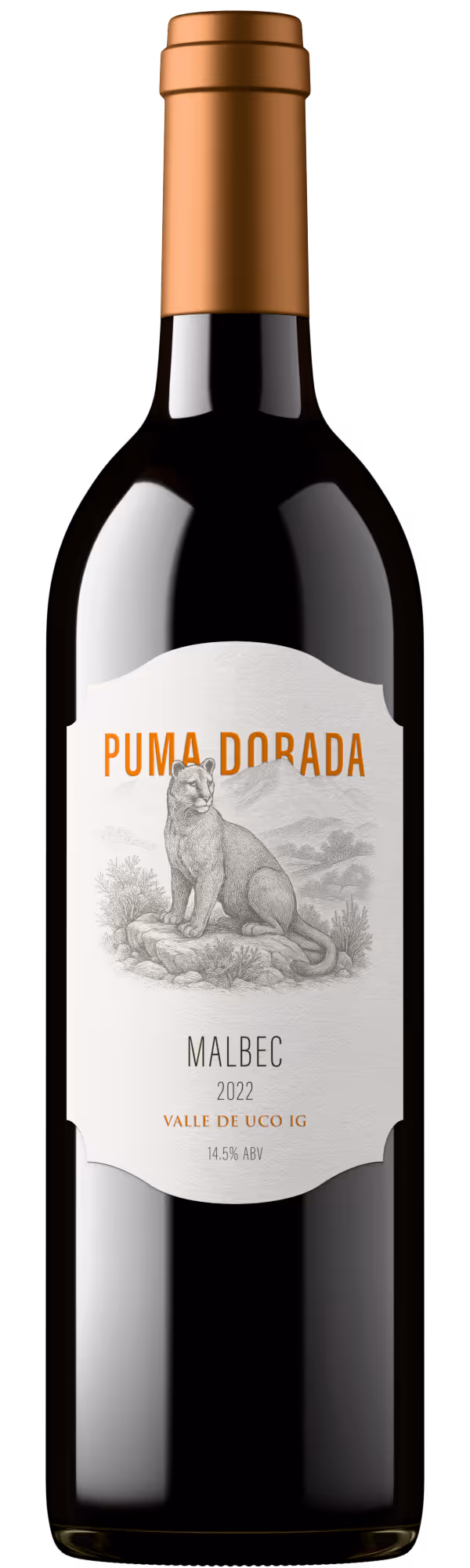 A clean, no-frills yet stunning product shot by Outshinery Lite, showcasing an Argentinian Malbec in its best light.