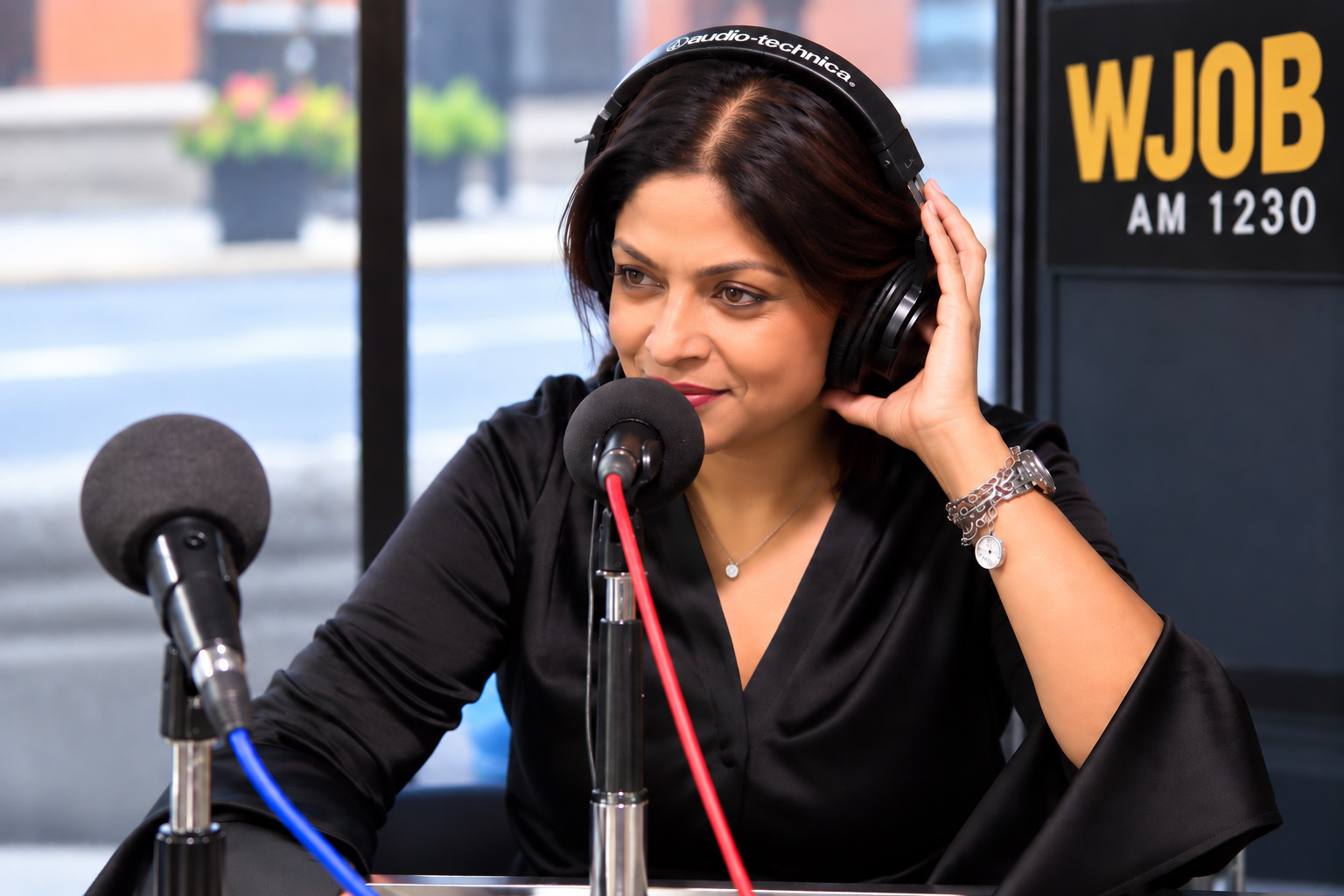 Dr. Mary Tilak on air at WJOB AM 1230