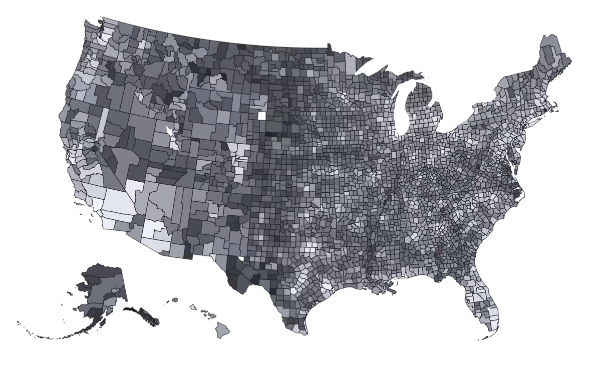 A map of the United States