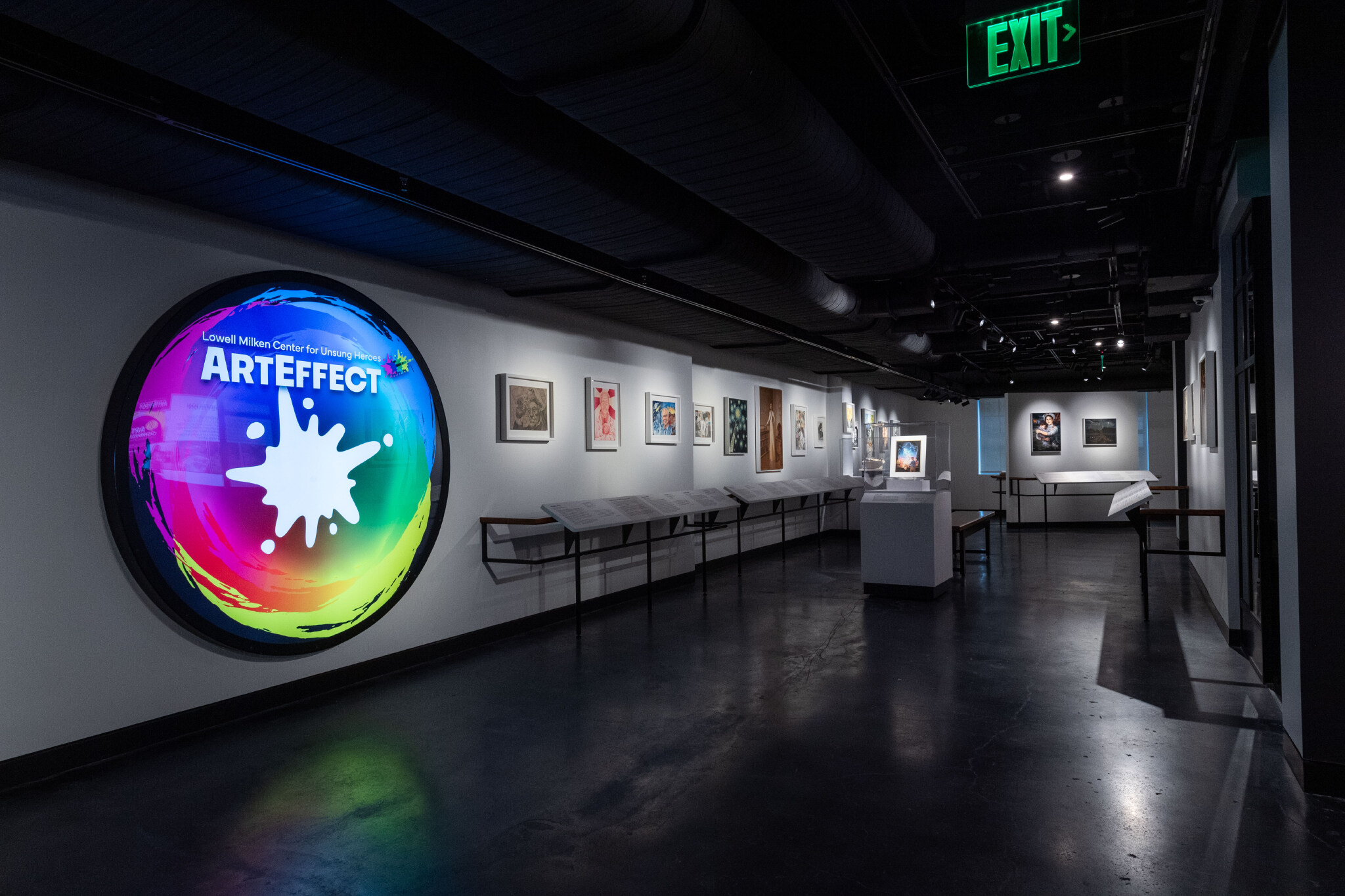This permanent gallery is featured within the Milken Center for Advancing the American Dream (MCAAD) in Washington, DC and opened on September 20, 2025 to the public.