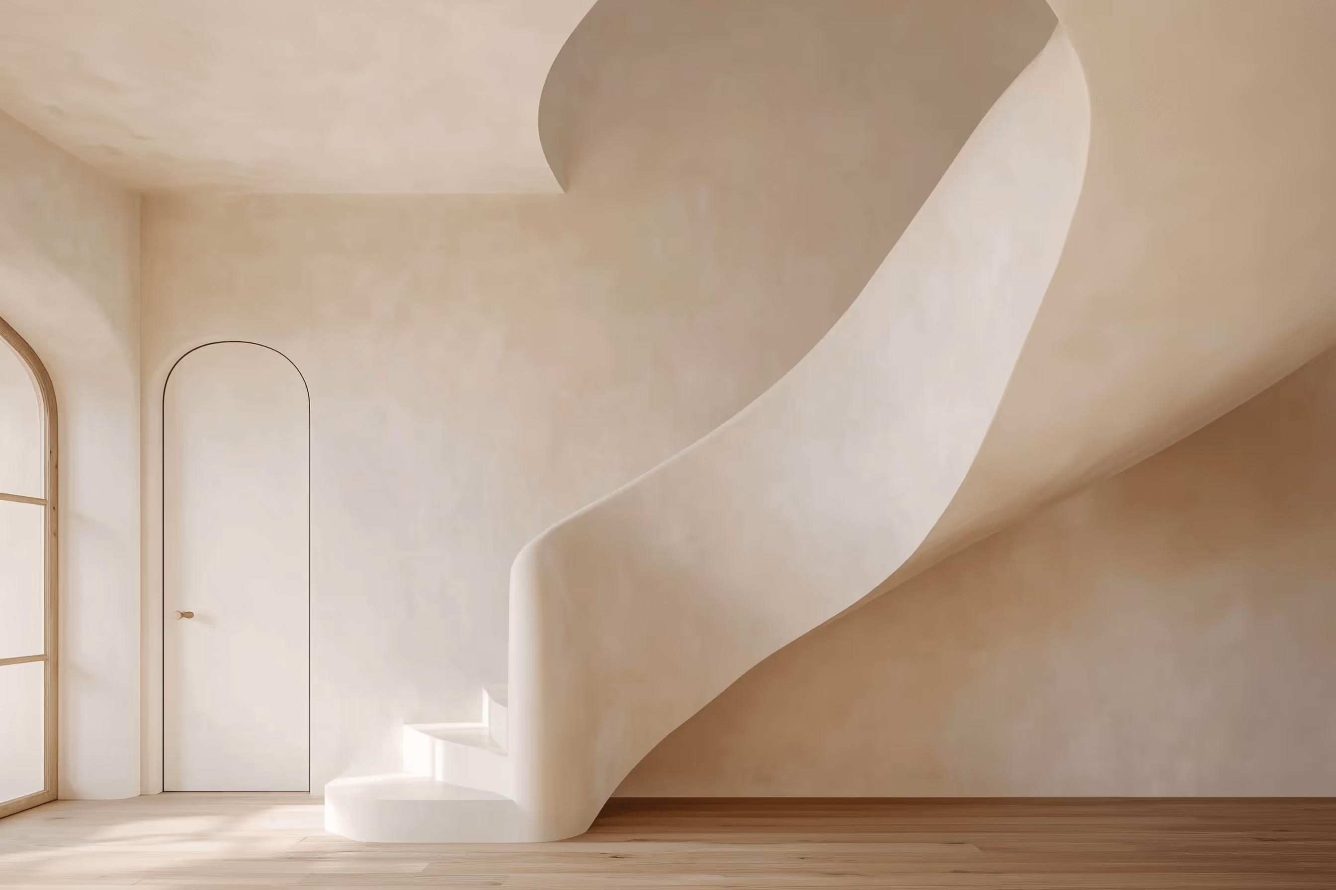 Interior render representing Cola Studios, a New York interior design practice.