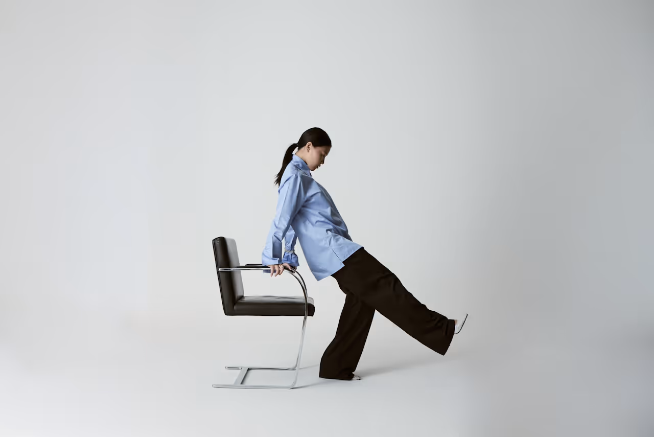 Furniture vignette from the Kaiyo print and digital out of home campaign for the sustainable marketplace.