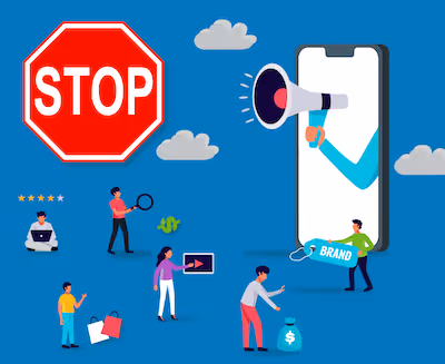 Illustration about contextual holiday advertising