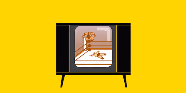 Illustration about why people watch TV