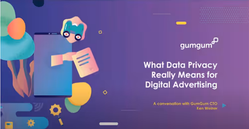 Illustration about the future of digital advertising and data privacy