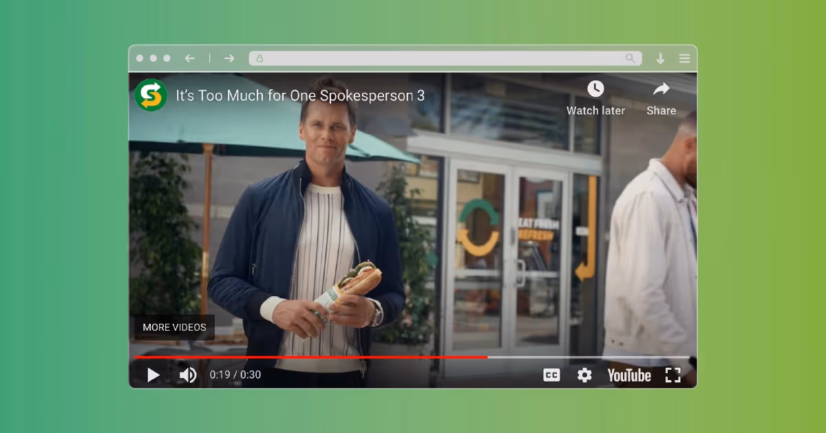 Subways Ads over Streaming Content were a Major Success Across CTV Devices
