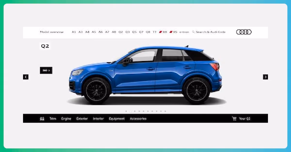Audi Programmatic Advertising Example 