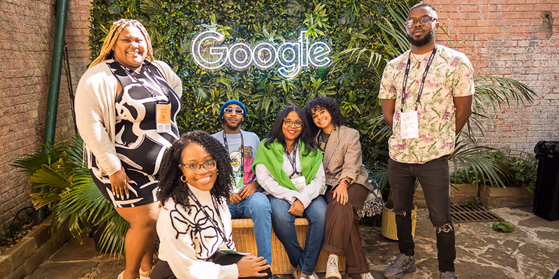 Alt Text: The GumGum Team Ready to Forge New Connections at the AfroTech Conference