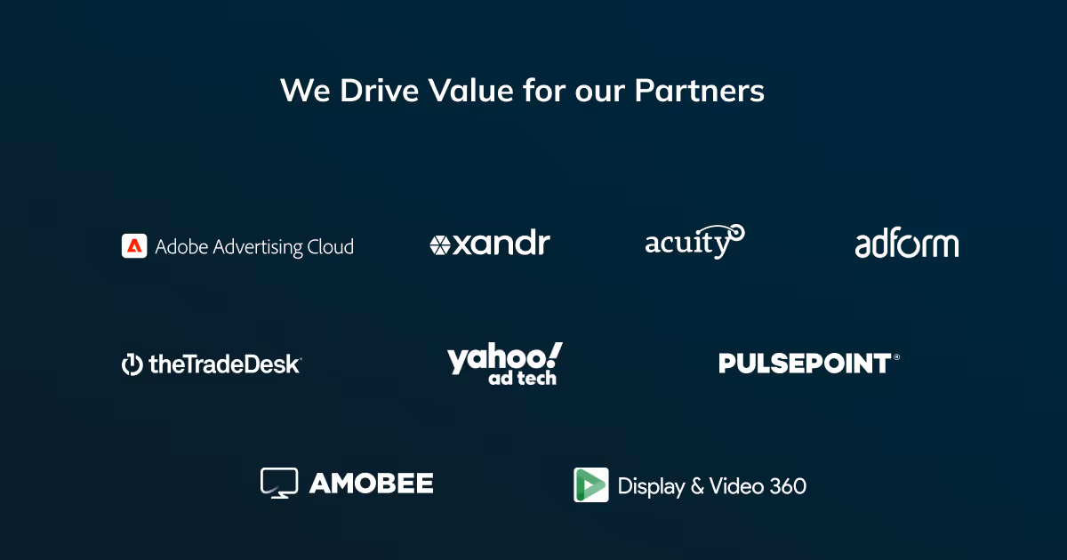 Illustration of GumGum's Partners in the Programmatic Ad Space 