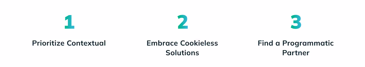 Illustration of 3 Steps to Get Ready for a Cookieless Future