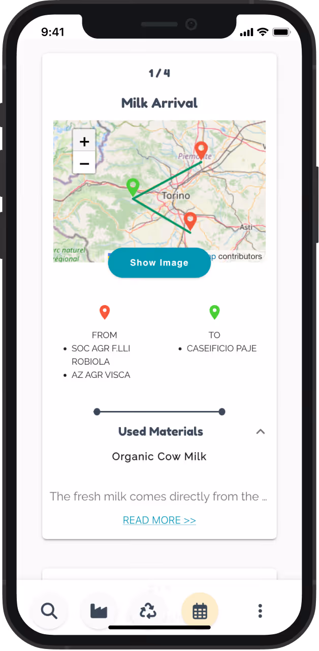 Dashboard mockup