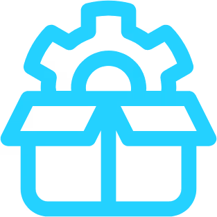 Blue shield icon with a black check mark indicating protection or security.