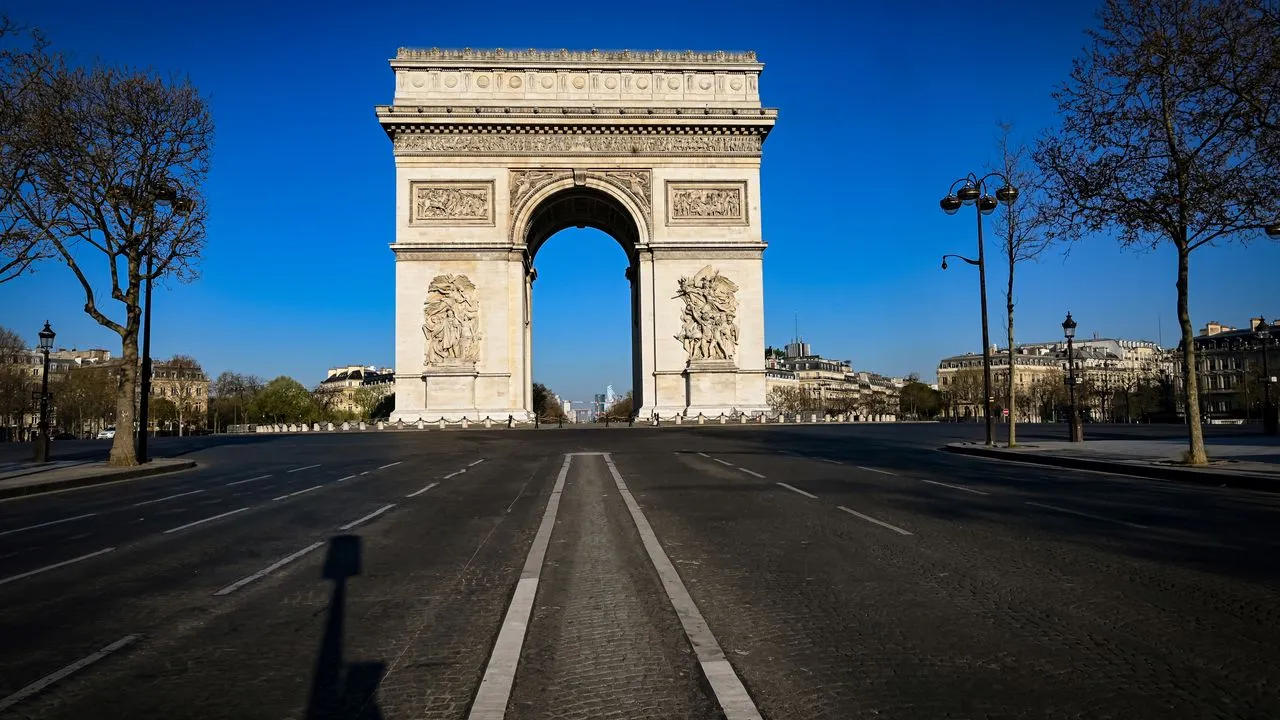 The Arc de Triomphe, Paris
