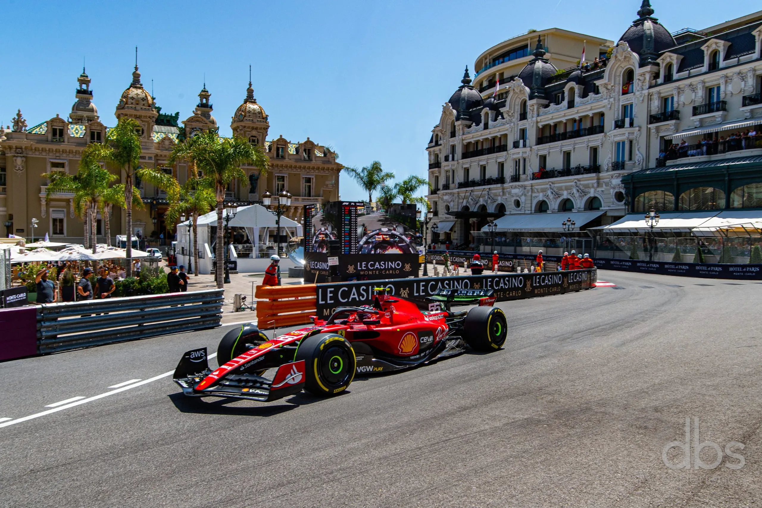 The Monaco Grand Prix, an event served by DBS EXPERIENCE