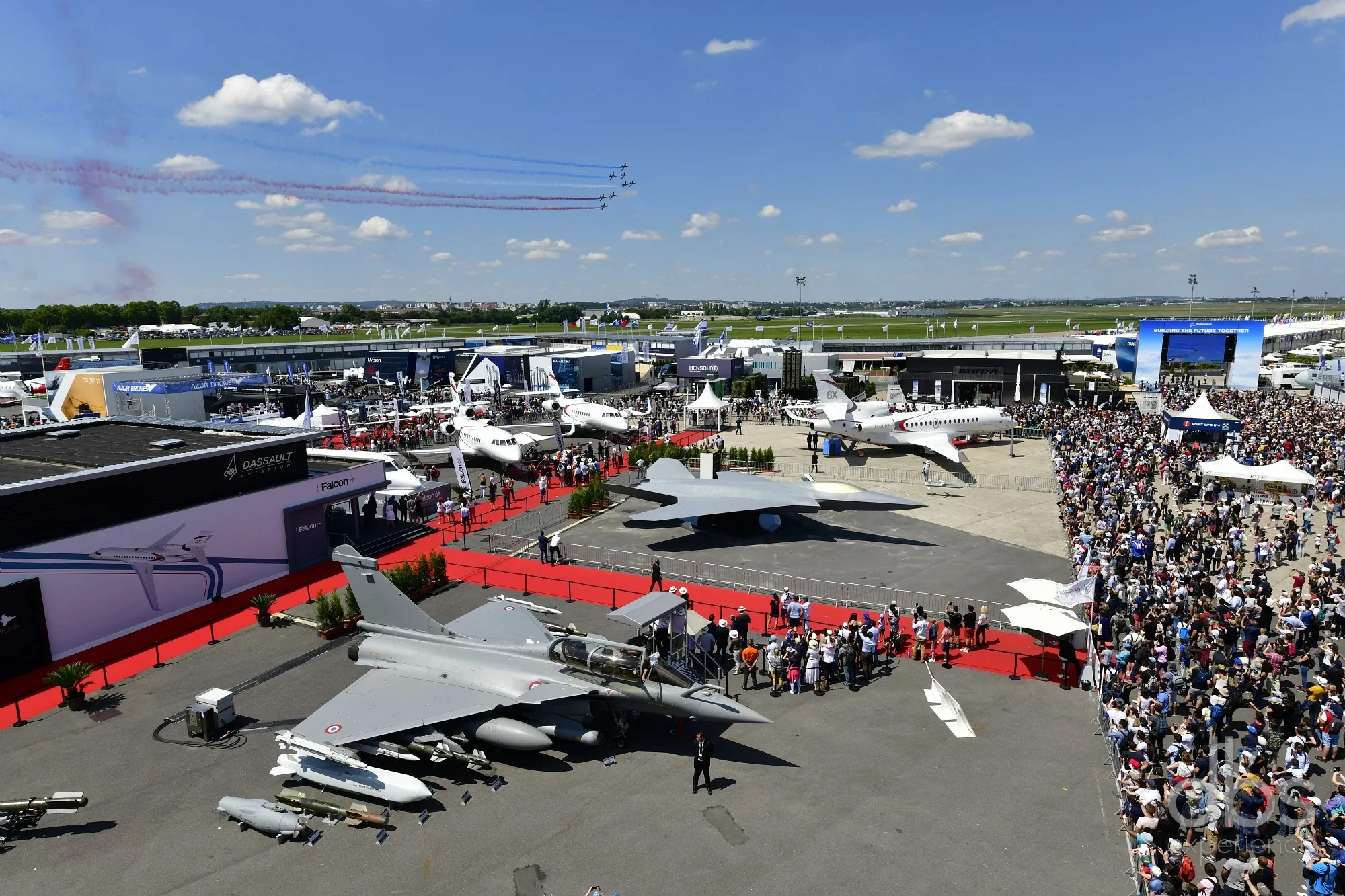 The Paris Air Show at Le Bourget, one of the occasions served by DBS EXPERIENCE