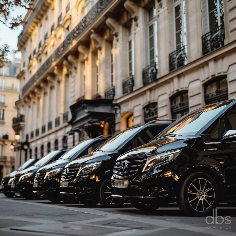 Mercedes V-Class with chauffeur, Paris