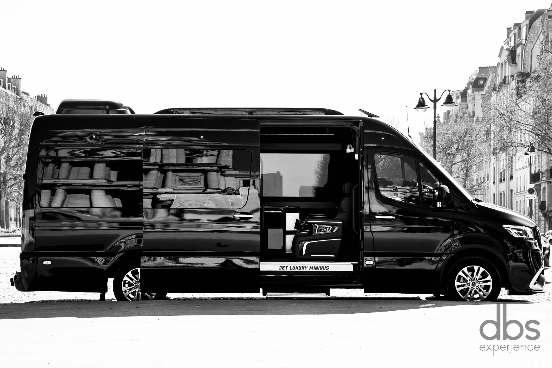 Mercedes-Benz Sprinter Jet Luxury Van avec chauffeur à Paris, DBS EXPERIENCE