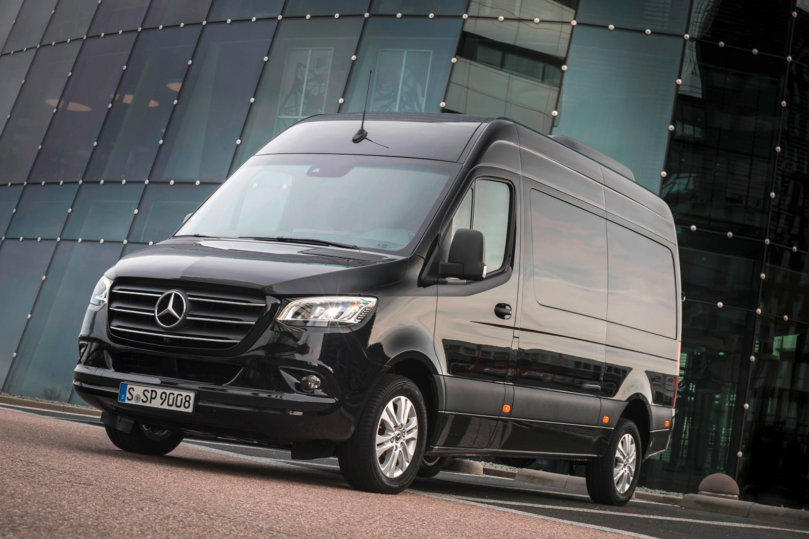 Chauffeur-driven Mercedes cargo van operated by DBS EXPERIENCE for extra luggage in Paris