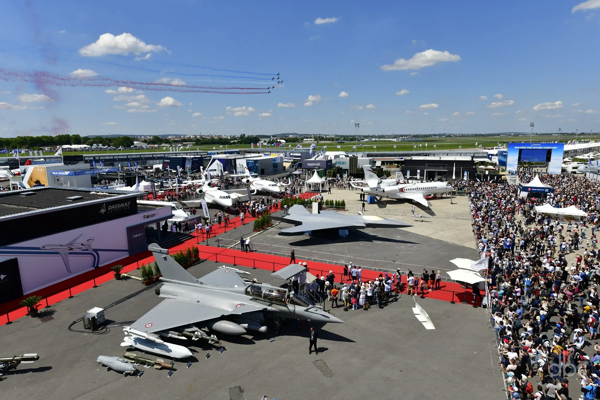 The Paris Air Show at Le Bourget, one of the occasions served by DBS EXPERIENCE