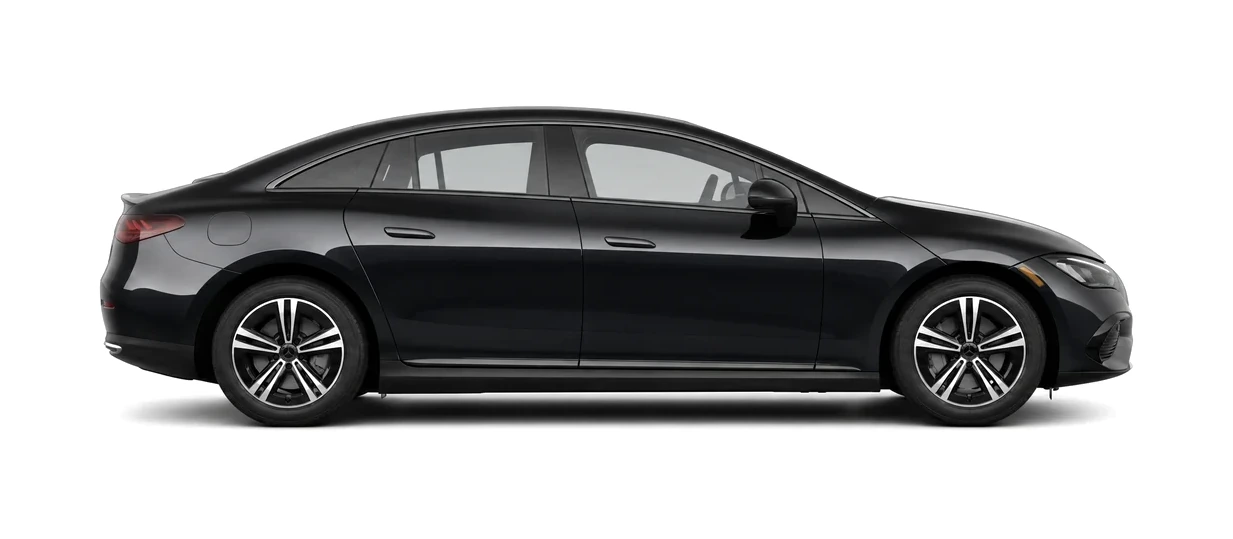 Mercedes EQE 300, vue de profil