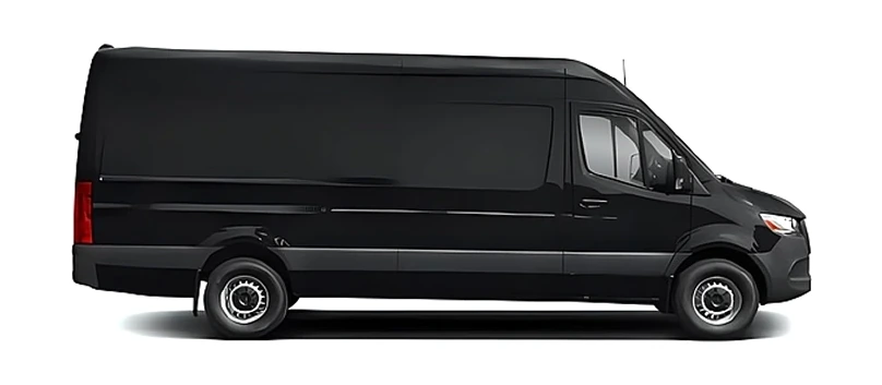 Mercedes Sprinter Cargo Van, side view