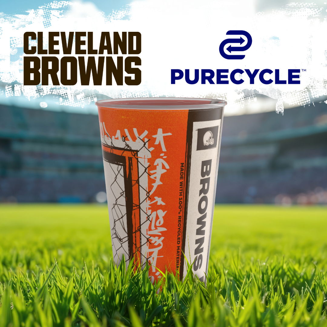 Cleveland Browns Achieve True Circularity with PureFive™ Resin in Souvenir Cups