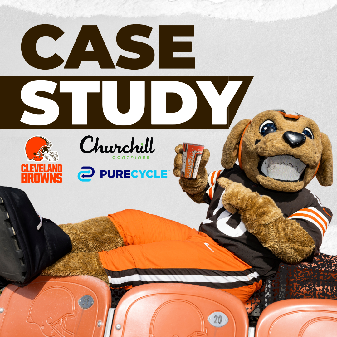 PureCycle, Churchill Container, Cleveland Browns Publish Circularity Case Study