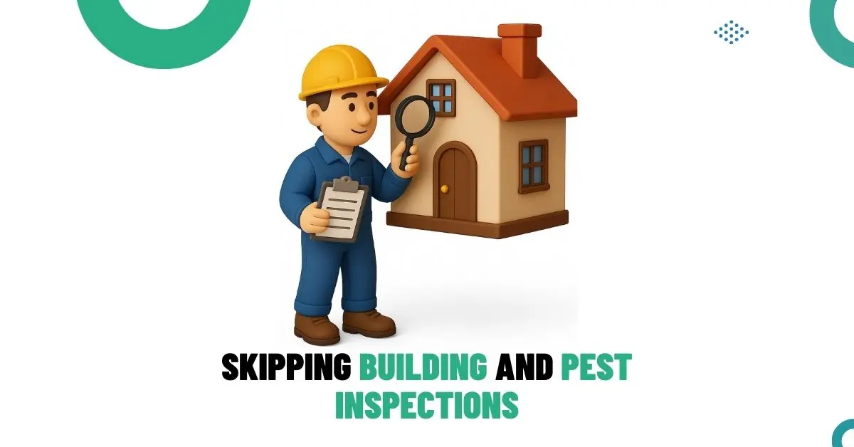 Building inspector checking a Melbourne home for structural and pest issues