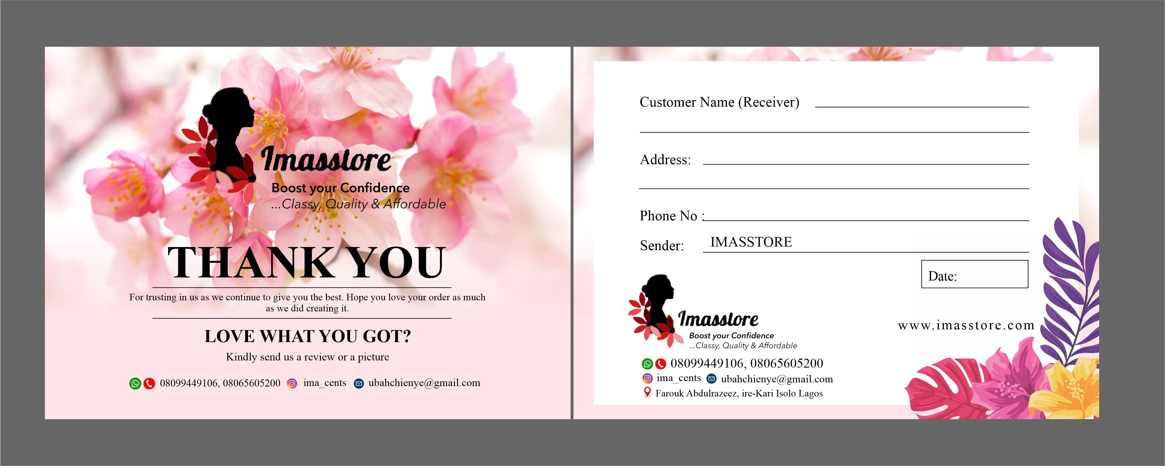 immastore card