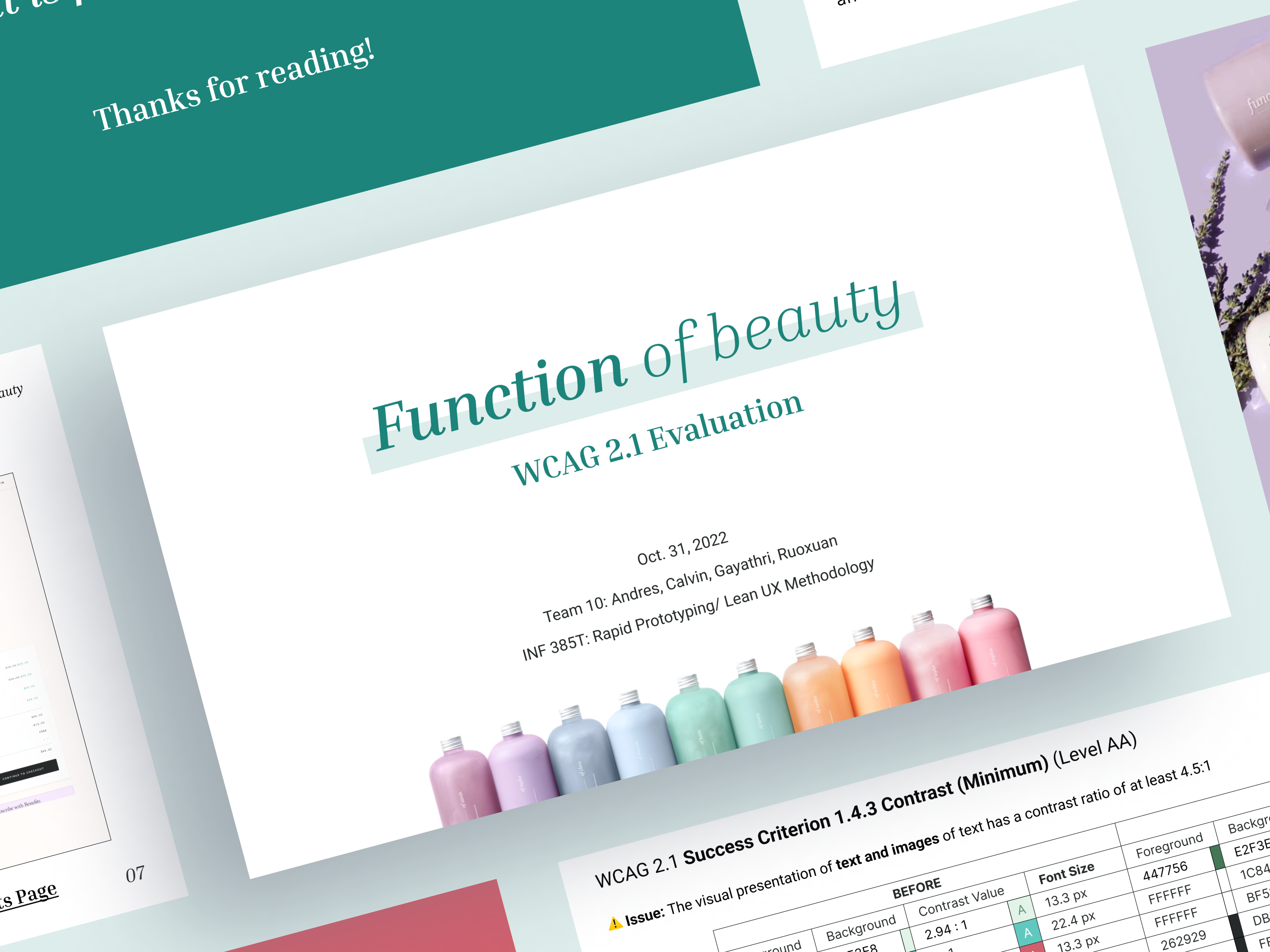 WCAG 2.1 Accessibility Evaluation