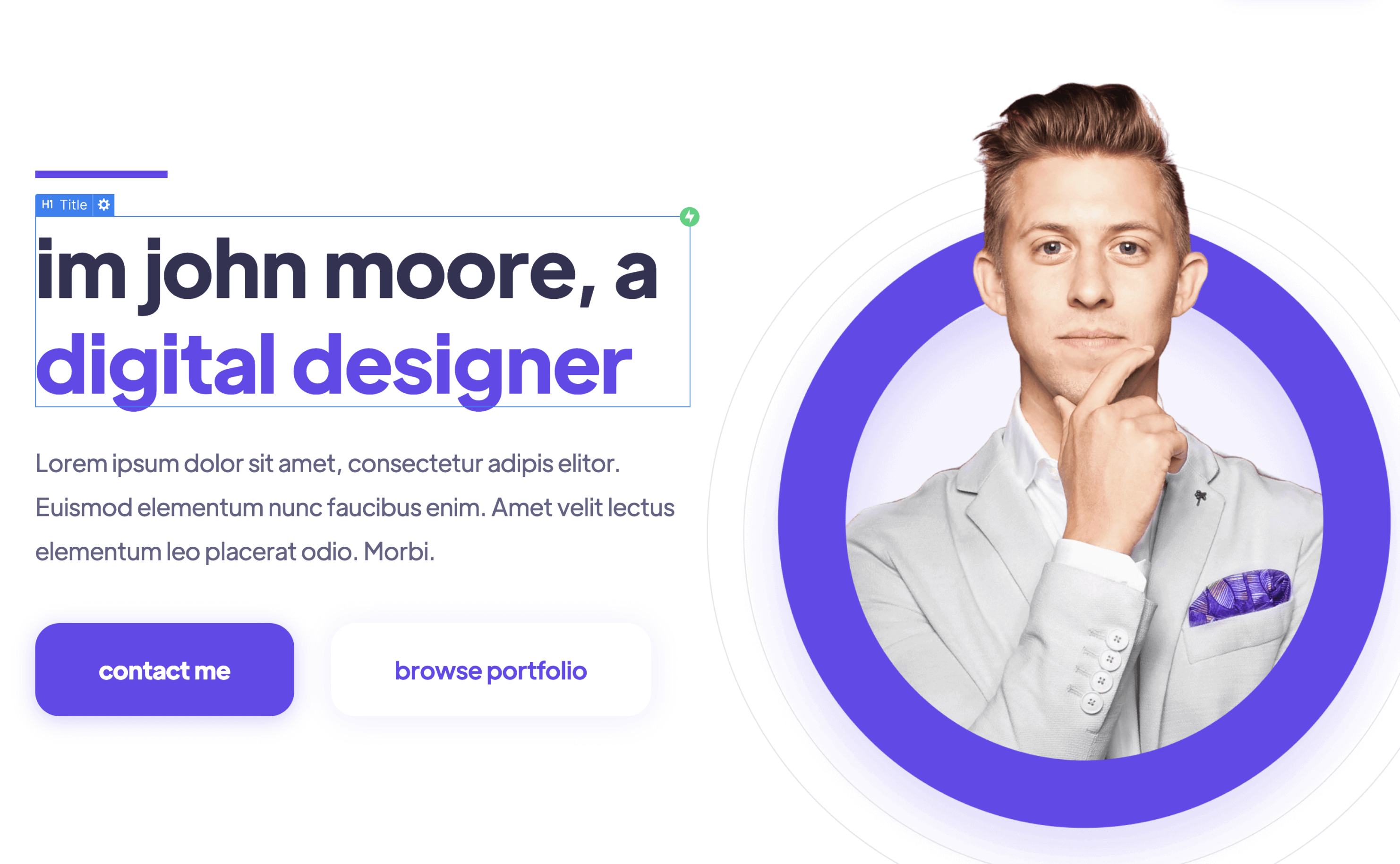 Static Content - Designer Webflow Template