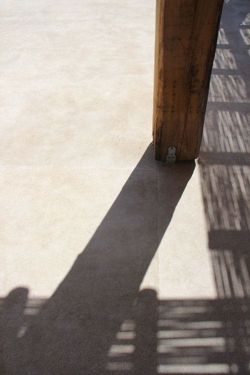 Detail shot of Villa Maera Maximus' thoughtful architecture