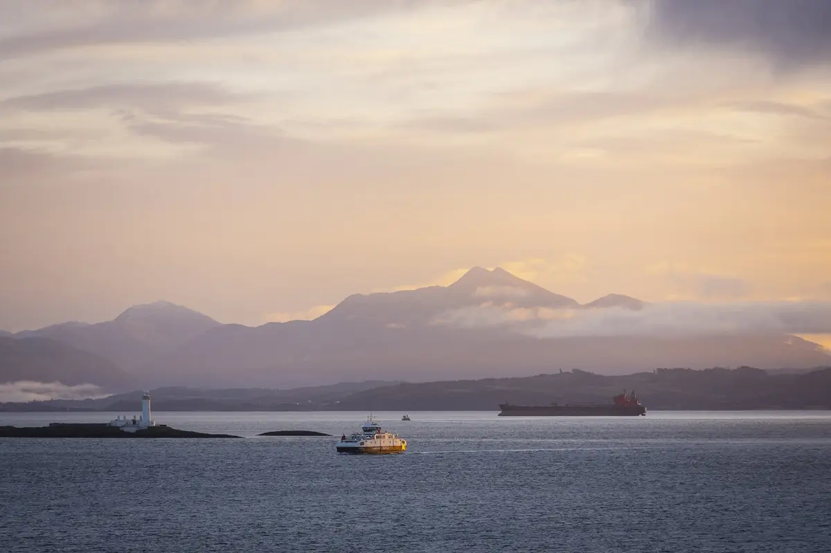 Lismore lighthouse on the Argyll coast