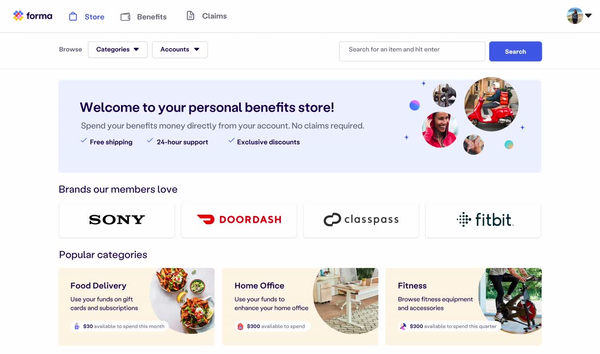 Lifestyle Spending Accounts (LSA), FSA, HSA, HRA | Forma Store
