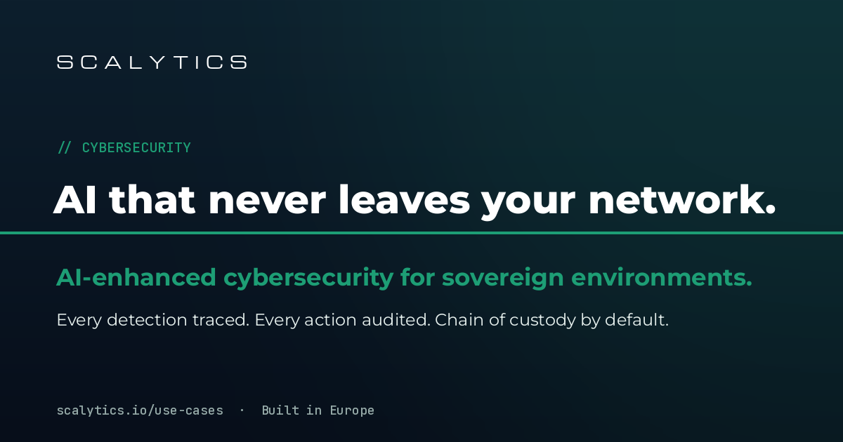 Sovereign Threat Analytics for Critical Infrastructure