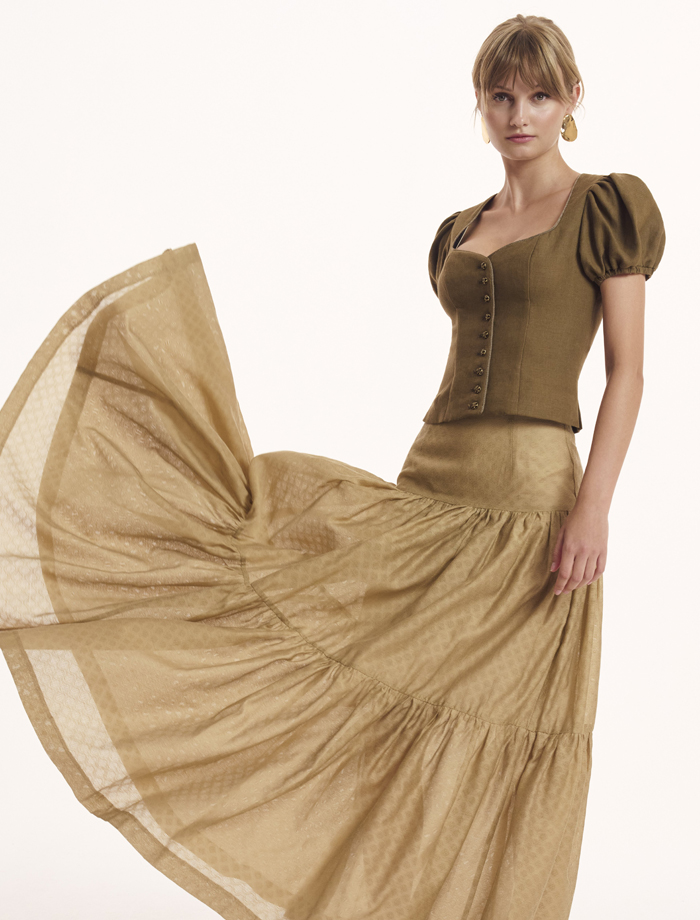 Mieder Juna N° 26240-77 <br> Rock Rosa N° 26245-20