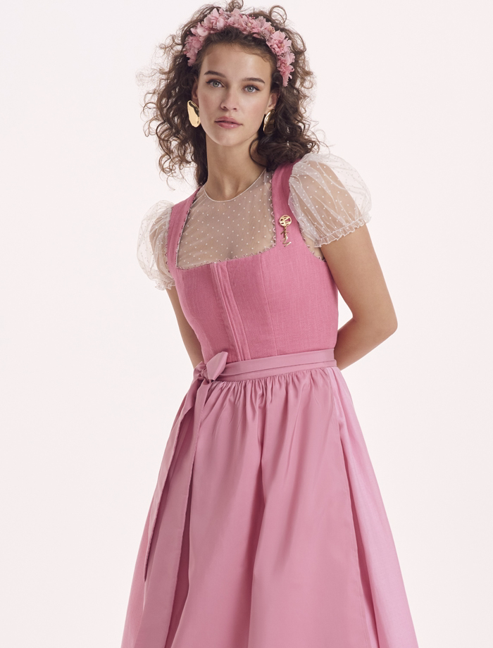  Dirndl München N° 23403-119 <br> Dirndlbluse Lena N° 26227-2